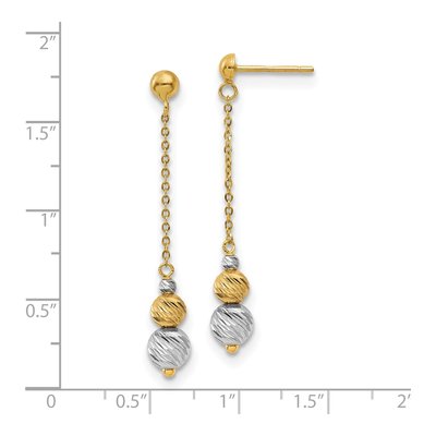 14K Yellow Gold Dangle Earrings – view 5