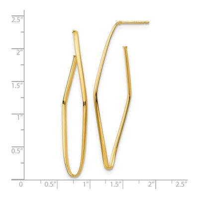 14K Yellow Gold Dangle Earrings – view 5