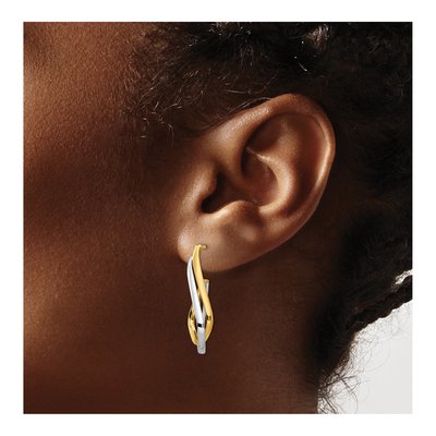 14K Yellow Gold Dangle Earrings – view 4