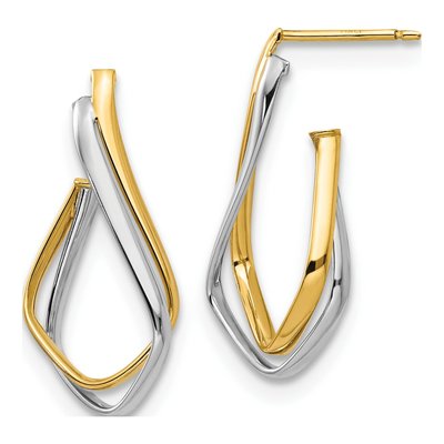 14K Yellow Gold Dangle Earrings