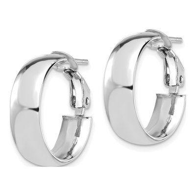 14K Yellow Gold Hoop Earrings – view 3