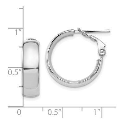14K Yellow Gold Hoop Earrings – view 5