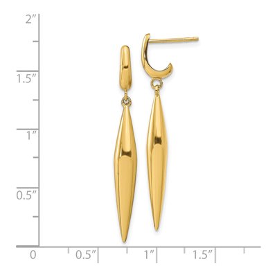 14K Yellow Gold Dangle Earrings – view 5