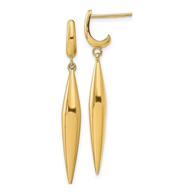 14K Yellow Gold Dangle Earrings