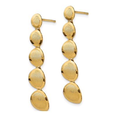 14K Yellow Gold Dangle Earrings – view 3