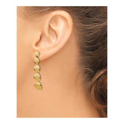 14K Yellow Gold Dangle Earrings – view 4