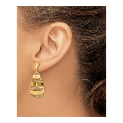 14K Yellow Gold Dangle Earrings – view 4
