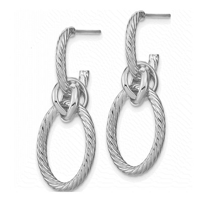 14K Yellow Gold Dangle Earrings – view 3