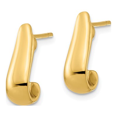 14K Yellow Gold Dangle Earrings – view 3