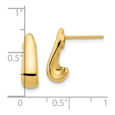 14K Yellow Gold Dangle Earrings – view 5