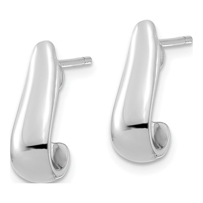 14K White Gold Dangle Earrings – view 3