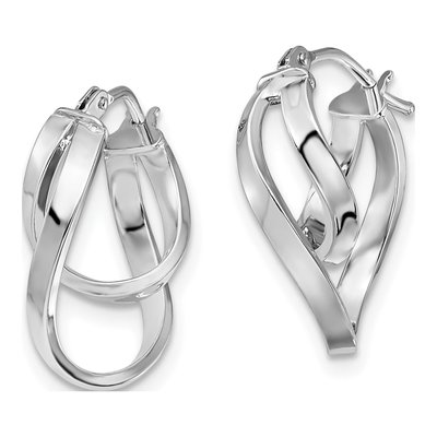14K Yellow Gold Hoop Earrings – view 3