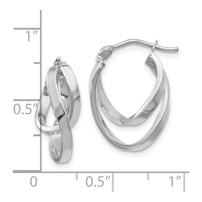 14K Yellow Gold Hoop Earrings – view 5