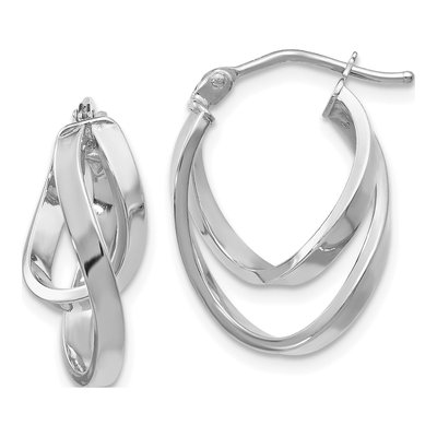 14K Yellow Gold Hoop Earrings