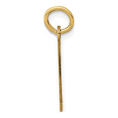 14K Yellow Gold Small Number 1 Charm – view 3