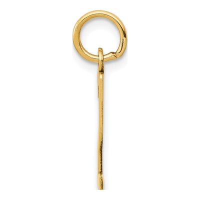 14K Yellow Gold Small Number 2 Pendant – view 3