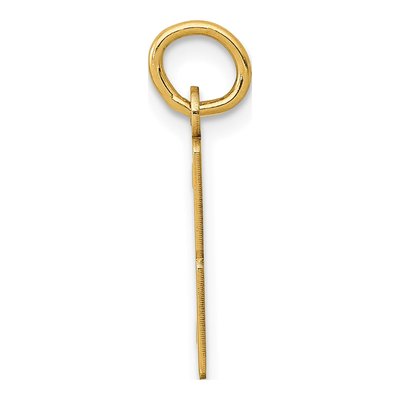 14K Yellow Gold Small Number 3 Charm – view 3