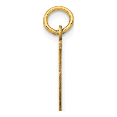 14K Yellow Gold Small Number 5 Pendant – view 3