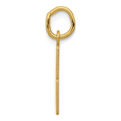 14K Yellow Gold Small Number 8 Charm – view 3