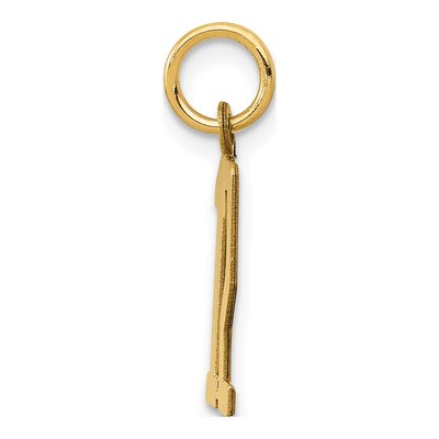 14K Yellow Gold Small Number 12 Charm – view 3