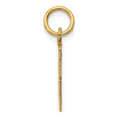 14K Yellow Gold Small Number 13 Pendant – view 3