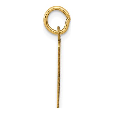 14K Yellow Gold Small Number 18 Pendant – view 2
