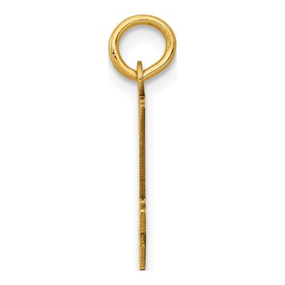 14K Yellow Gold Small Number 24 Charm – view 3
