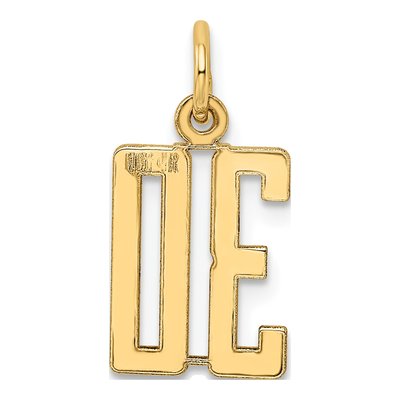 14K Yellow Gold Small Number 30 Charm – view 4