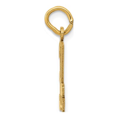 14K Yellow Gold Small Number 34 Pendant – view 2