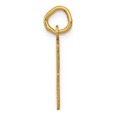 14K Yellow Gold Small Number 35 Pendant – view 2