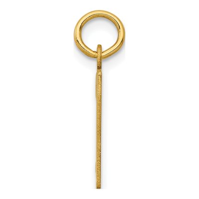 14K Yellow Gold Small Number 37 Pendant – view 2