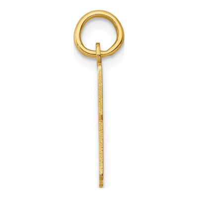 14K Yellow Gold Small Number 43 Pendant – view 2