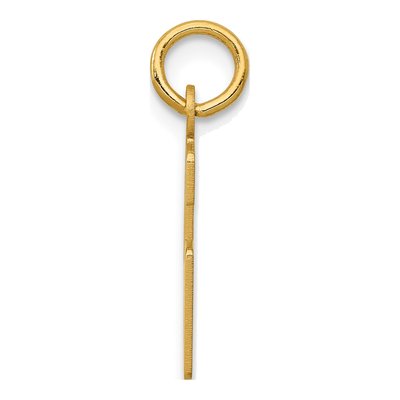 14K Yellow Gold Small Number 46 Pendant – view 2