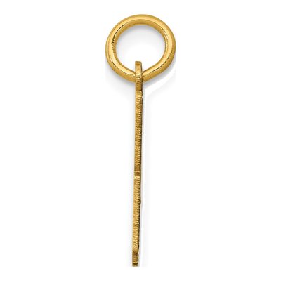 14K Yellow Gold Small Number 48 Charm – view 3