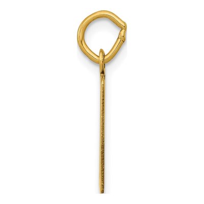 14K Yellow Gold Small Number 50 Charm – view 3
