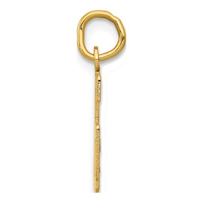 14K Yellow Gold Small Number 56 Charm – view 2