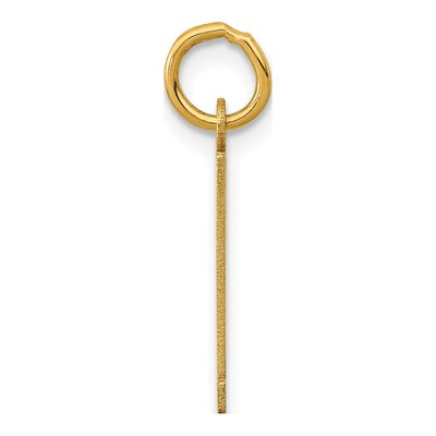14K Yellow Gold Small Number 61 Pendant – view 3
