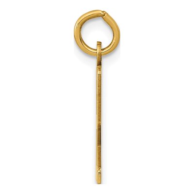 14K Yellow Gold Small Number 62 Charm – view 2