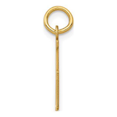 14K Yellow Gold Number 75 Charm – view 3