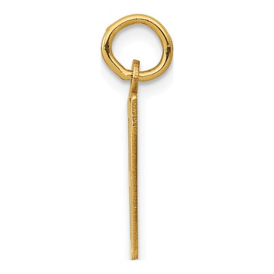 14K Yellow Gold Small Number 87 Charm – view 2