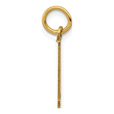 14K Yellow Gold Small Number 91 Charm – view 2
