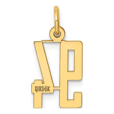 14K Yellow Gold Small Number 94 Pendant – view 4