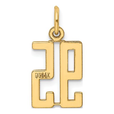 14K Yellow Gold Number 95 Charm – view 3