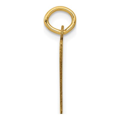 14K Yellow Gold Small Number 97 Charm – view 3
