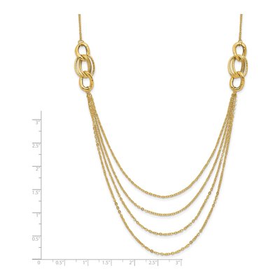 14K Yellow Gold 18-Inch Rope Necklace – view 6
