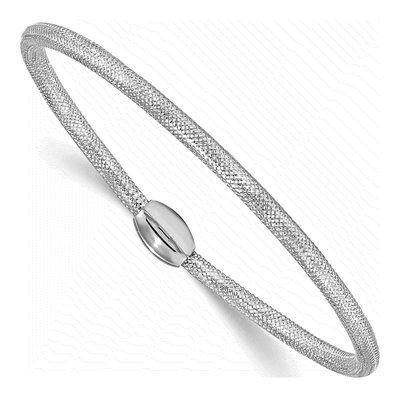 14K Yellow Gold Mesh Stretch Bracelet