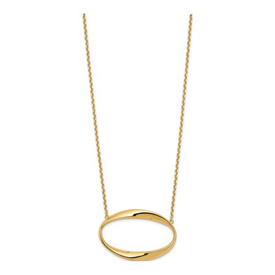 14K Yellow Gold Fancy Necklace – view 2