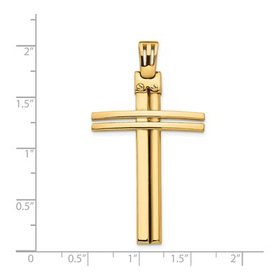 14K Yellow Gold Cross Pendant – view 5