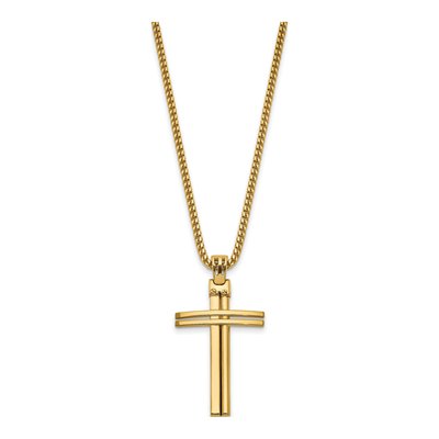 14K Yellow Gold Cross Pendant – view 6
