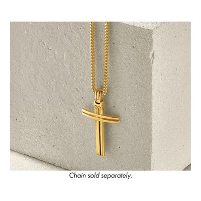 14K Yellow Gold Cross Pendant – view 8